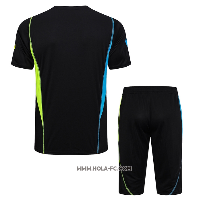 Chandal del Arsenal 2023-2024 Manga Corta Negro - Pantalon Corto